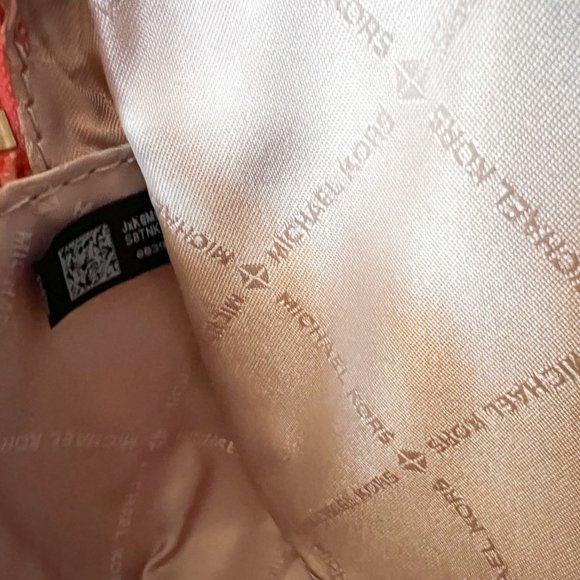 Michael Kors Jet Set Item East West Chain Shoulder Crossbody Bag MK Grapefruit - Picture 9 of 10